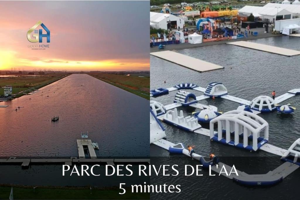 Villa *L'Ecrin De L'Etang* Depaysement Assure Bourbourg Exterior foto